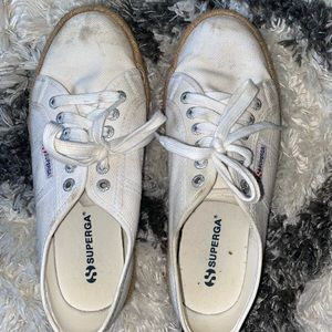 Superga 2790 Rope - size 39.5 (size 8). Worn once with scuff marks